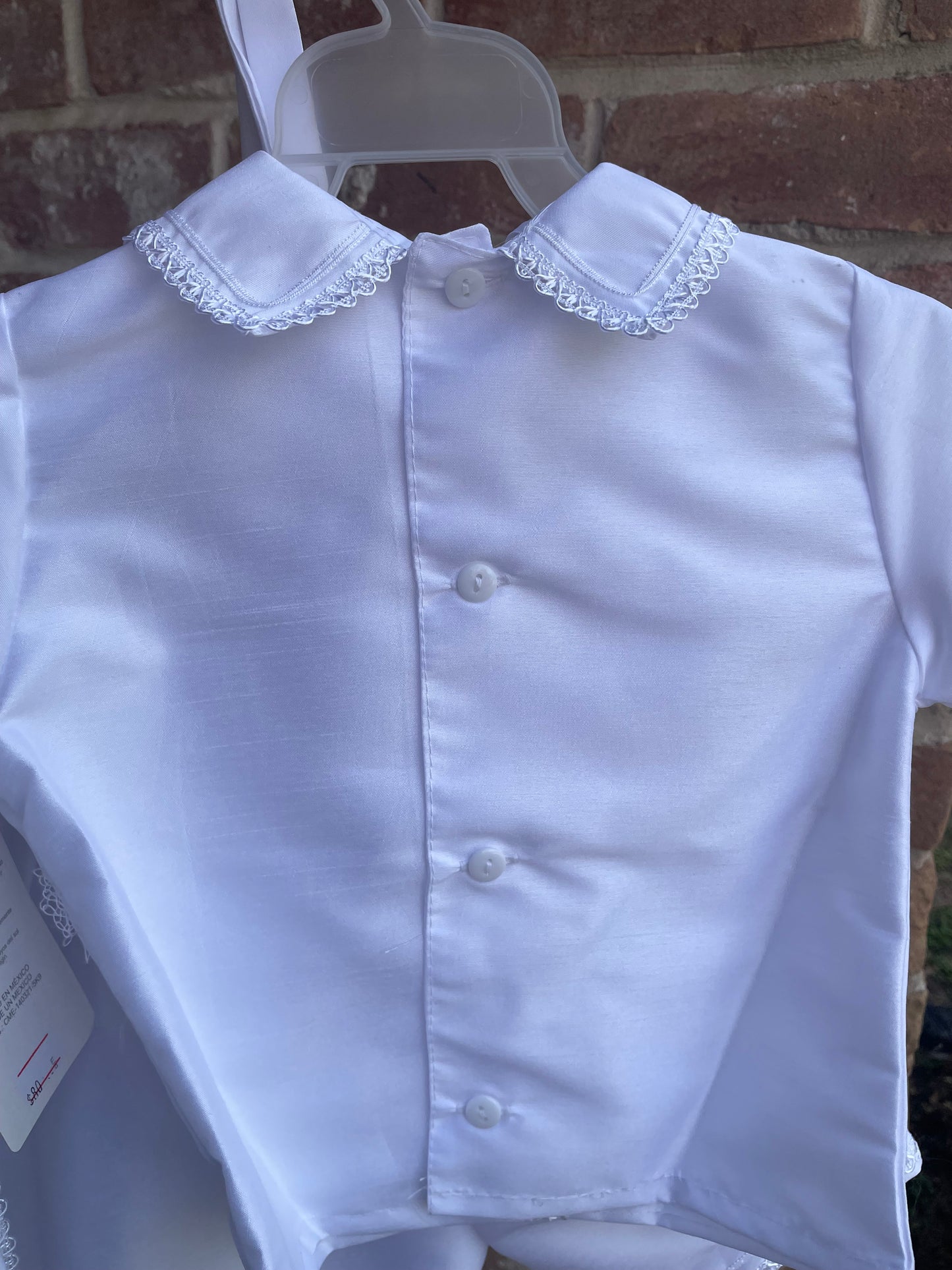 Boy Baptism Romper