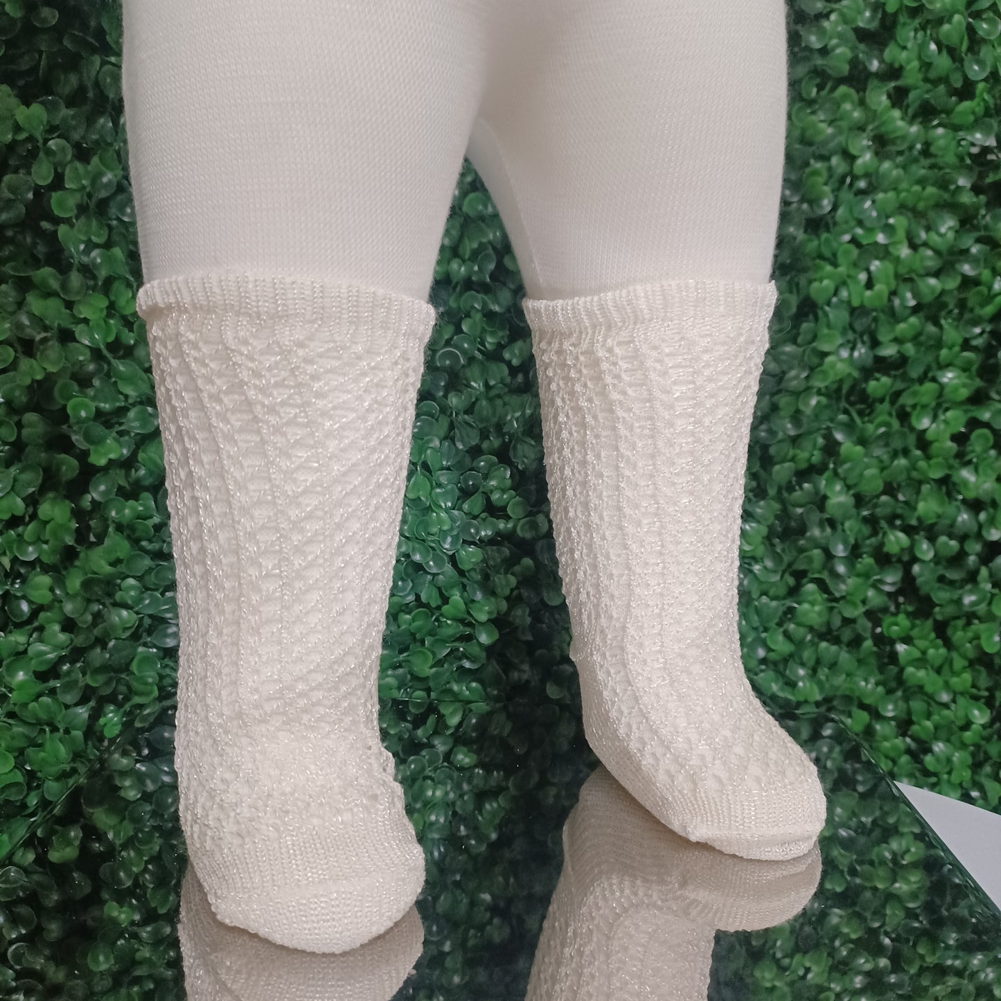 Beautiful Knee Socks in Beige