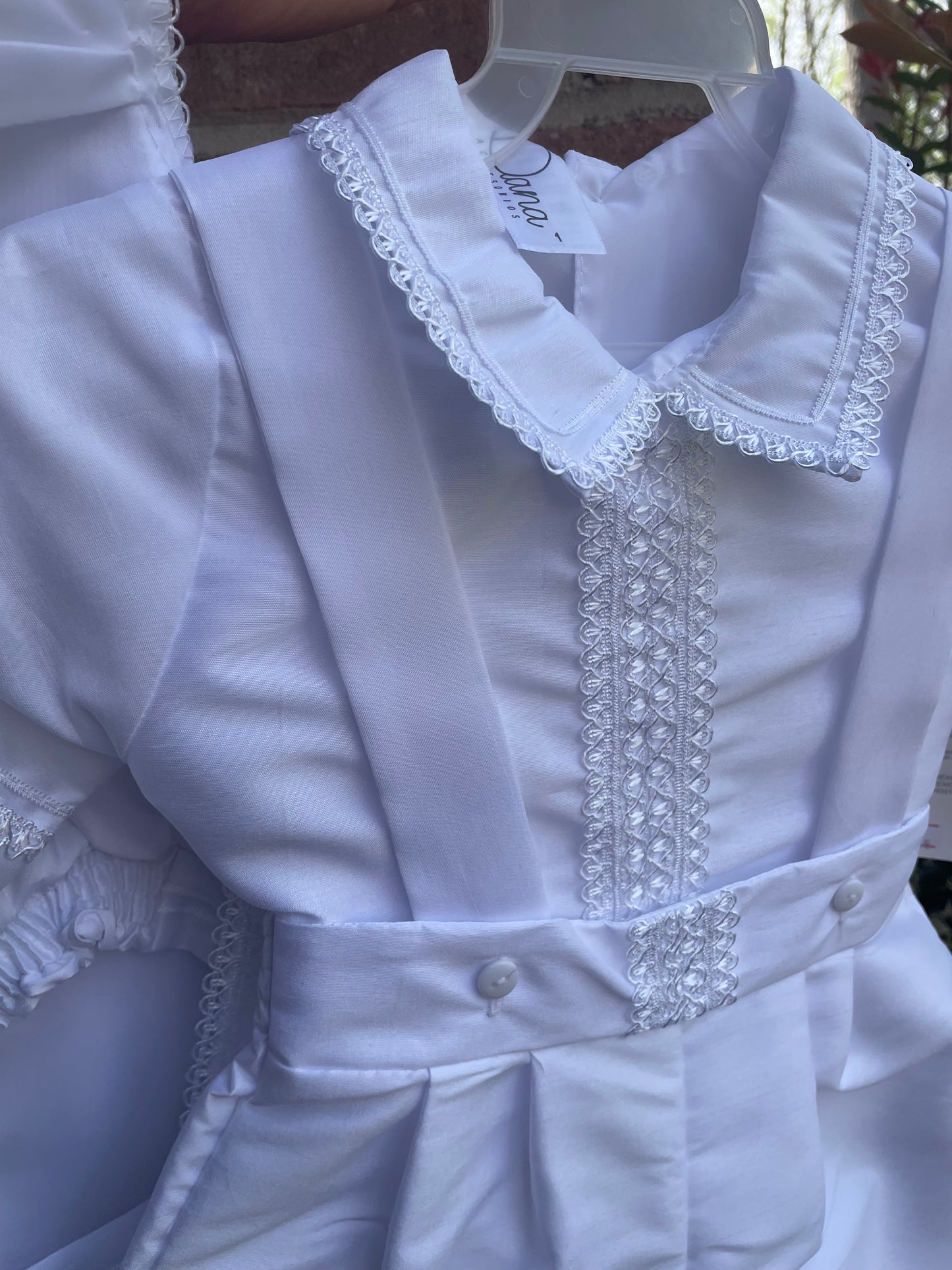 Boy Baptism Romper