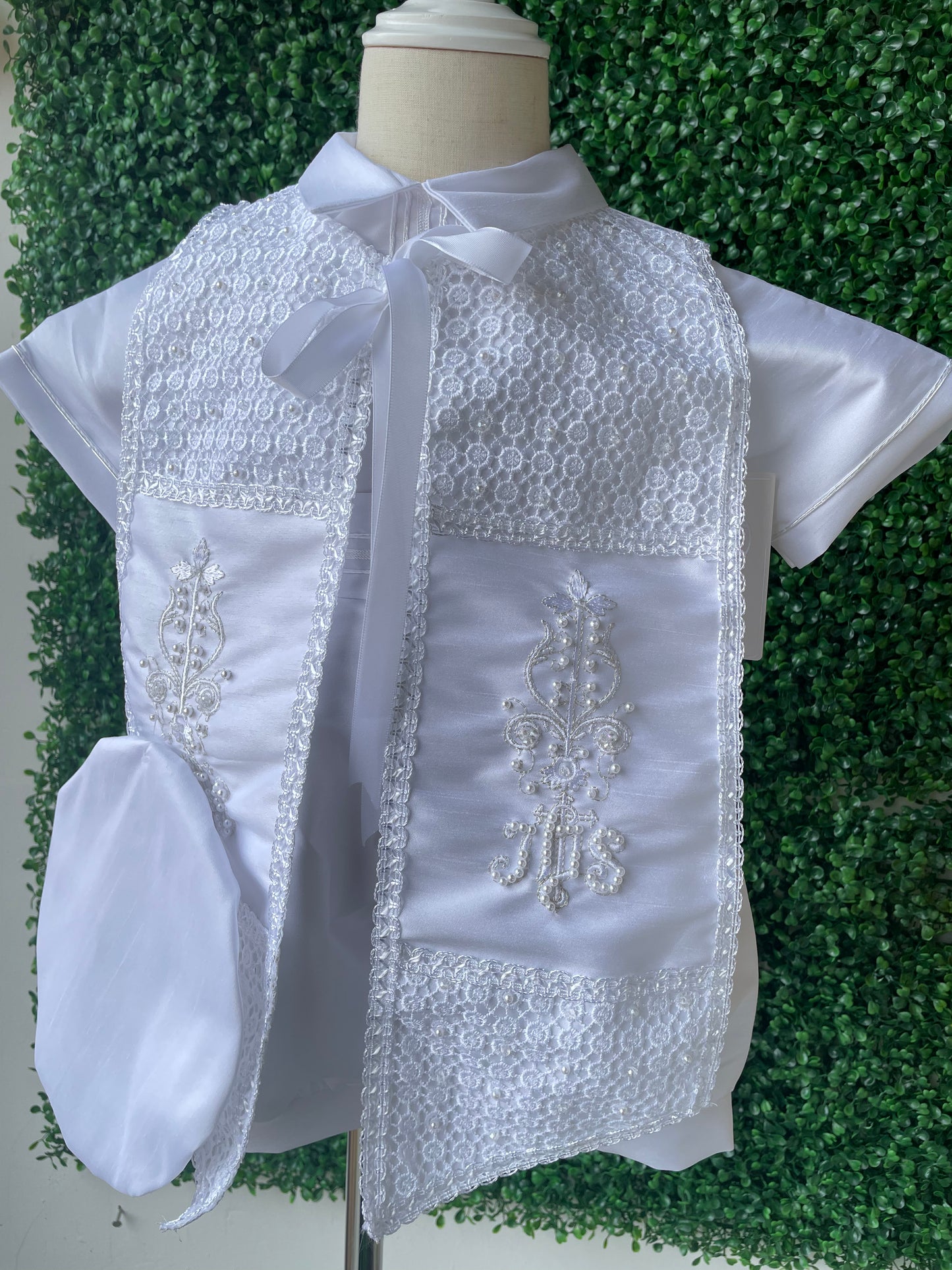 Model Juan Pablo Boy Baptism Outfit